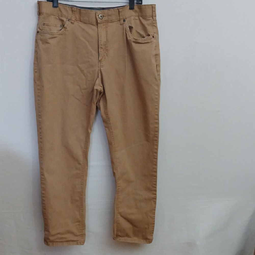 Classic Tan Slim Fit Jeans for Men